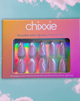 Frenchy Swirl Chixxie - Изкуствени нокти с бадемова форма