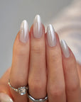 Vanilla Glazed Almond Nails - Chixxie