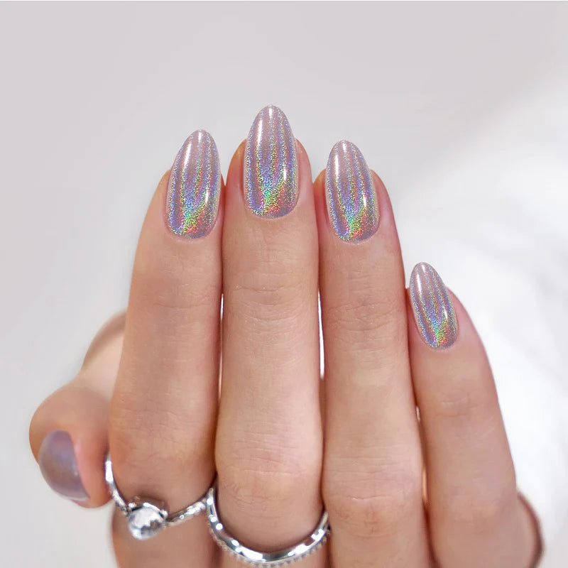 Unicorn Almond Nails - Chixxie